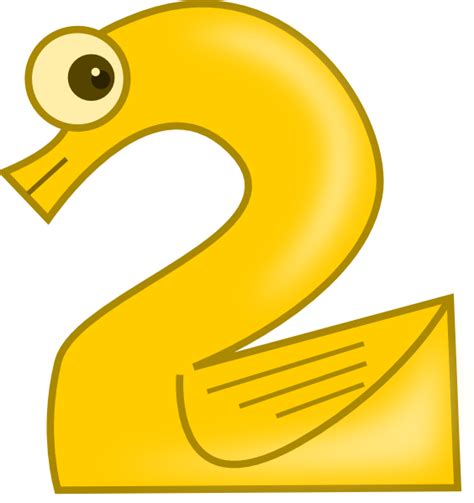 Animal Number 2 Clipart