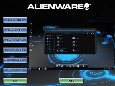 Alienware Skin Pack Skin Pack Theme For Windows 10