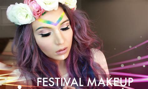 music festival makeup tutorials popsugar beauty
