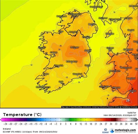 Ireland Weather Met Eireann Say Warm And Humid Day Expected As Temperatures To Hit 22c The