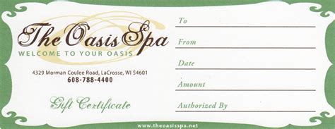 Heaven on earth is time spent at a pampering day spa or wellness retreat. The Oasis Spa - Gift Certificates
