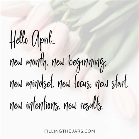29 Best Hello April Quotes And Sayings To Welcome The Month Filling