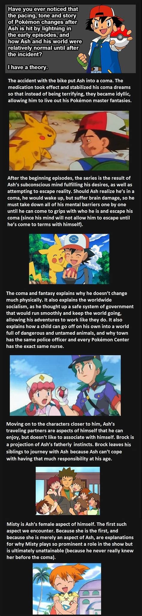 Ashs Coma Pokemon Fan Theory Pokemon Facts Pokemon Fan Theories