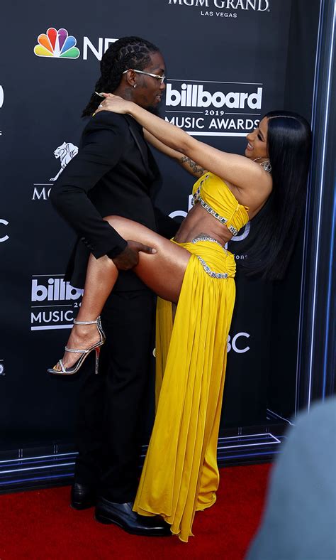 Cardi B And Offset Attend 2019 Billboard Music Awards Red Carpet At Mgm