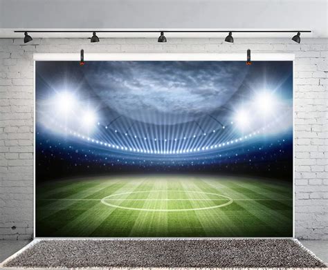 Buy Baocicco 10x8ft Vinyl Football Stadium Backdrop Stadium Spotlight