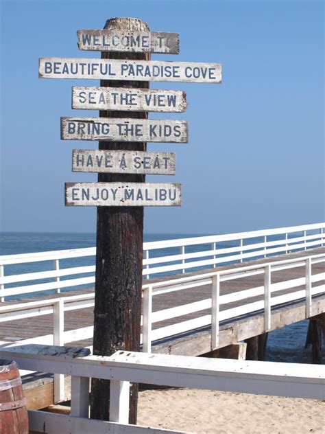 Paradise Cove Pier Malibu Pier Fishing In California