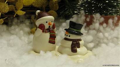 Snowman Melting Wallpapers Desktop Snowmen Theme Holiday