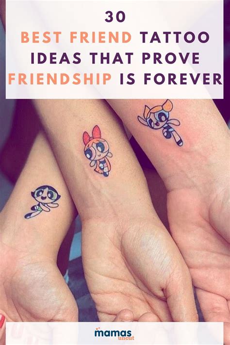 30 Best Friend Tattoo Ideas To Share With Your Bestie Matching Friend