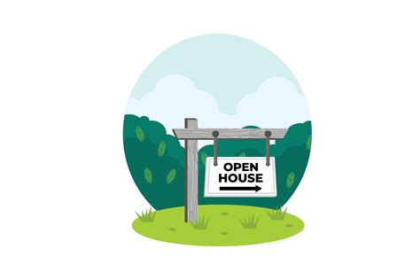 Vector vector open house welcome to your new home style vector 30908381