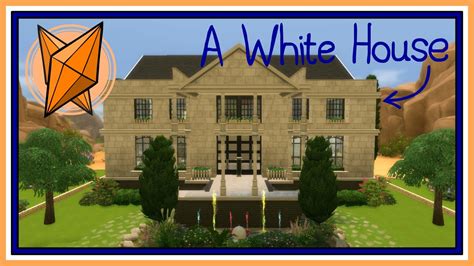 The Sims 4 House Building 11 A White House Youtube