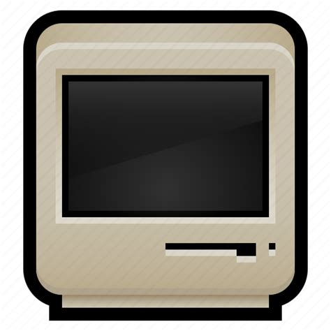 80s Black And White Computer Desktop Mac Macintosh Old Icon