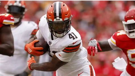 browns part ways with rb ahead of broncos matchup sports base