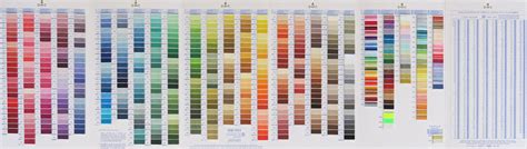 Dmc Embroidery Thread Color Chart Labb By Ag