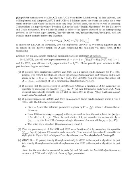 Empirical Comparison Of Lin Ucb And Ucb Over Finite Action Sets