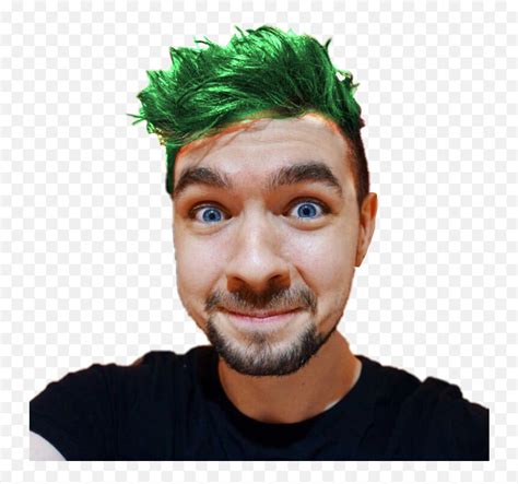 Jacksepticeye With Green Hair As Always Jacksepticeye Coffee Bean Png