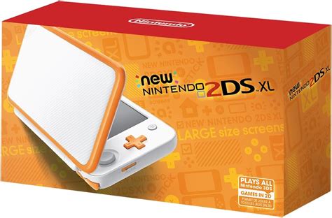 New Nintendo 2ds Xl White And Orange Nintendo 2ds Computer And Video