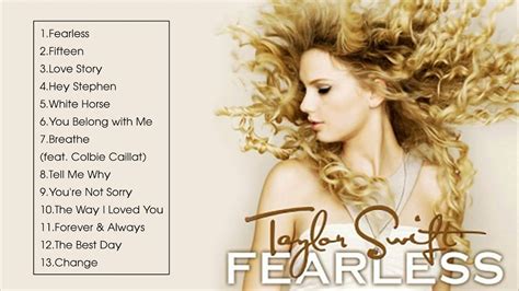 Fearless Taylor Swift Full Album Youtube