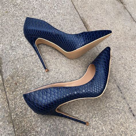 Navy Blue High Heels In 2021 Navy Blue High Heels Blue High Heels Womens Fashion Shoes