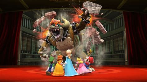 Giga Bowser Vs Team Mario By Earthbouds On Deviantart