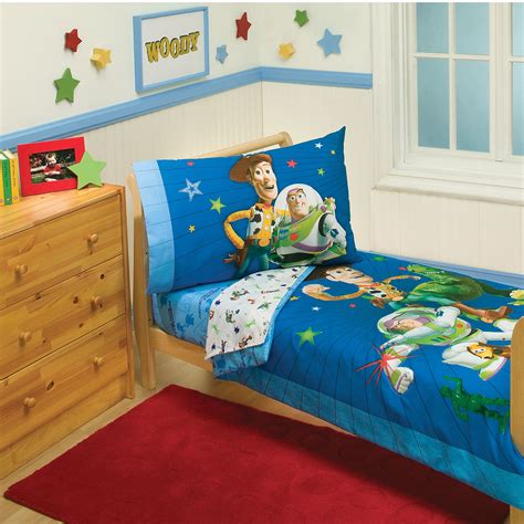 Disney Toy Story 4 Piece Toddler Bed Set