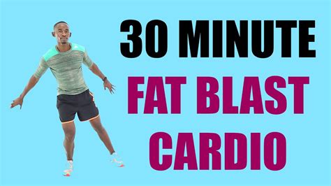 30 Minute Fat Blast Cardio Walk At Home Workout Burn 250 Calories