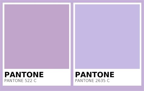 Color Pantone 522 C Vs Pantone 2635 C Side By Side