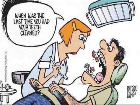 when was the last time you had your teeth cleaned dental hum⭕️r dentist humor dental jokes