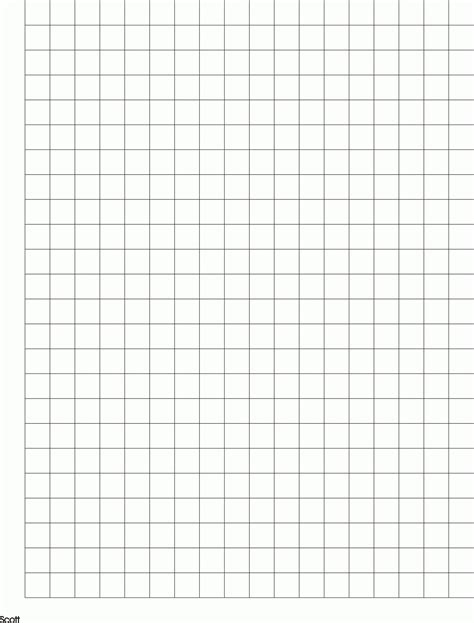 Graph Paper A4 Size Template Printable Pdf Word Excel Throughout