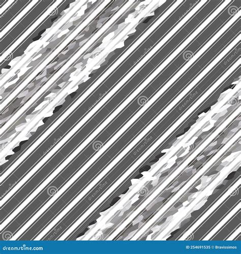 Diagonal Stripe Line Pattern Seamless Texture Style Stock Illustration