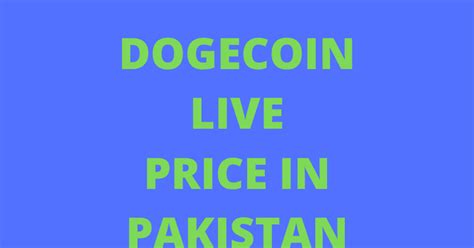 Since there is no lifetime limit on the number of dogecoins that can. 1 DOGE to PKR | Convert Dogecoin to PKR | Dogecoin price ...
