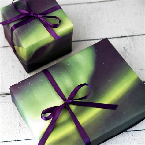 Northern Lights Gift Wrap By Bread & Jam | notonthehighstreet.com