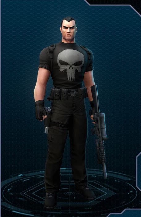 Marvel Heroes Punisher Modern Costume The Video Games Wiki