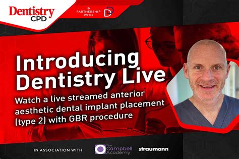 Dentistry Cpd Dentistry Live Anterior Aesthetic Dental Implant Placement