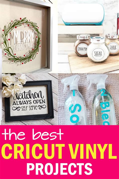 Best Vinyl Cricut Projects To Make With Your Machine Cricut Projects