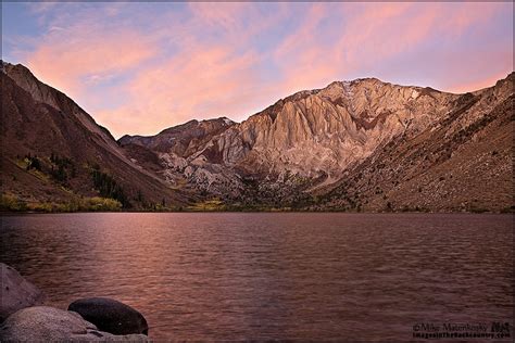 Sunrise At Convict Lake Sierra Fall Colors