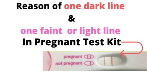 Reason Of One Dark And One Light Line In Pregnancy Test One Faint Line In Pregnant Test Means
