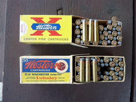 Selling 2 Full Boxes Vintage Western 32 20 Winchester Ammo Winchester