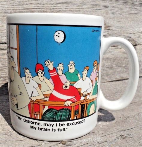 Vintage Gary Larson The Far Side Coffee Mug 1986 Mr Osborne May I Be
