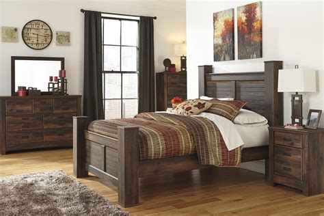 The quality craftsmanship is clear to see. Signature Design by Ashley Quinden Queen Bedroom Group ...