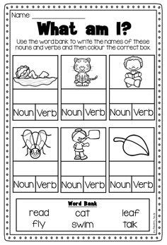 Help your first grader get to know verbs by helping him identify them in a sentence. Verbs Worksheet. It covers action verbs, past/present ...