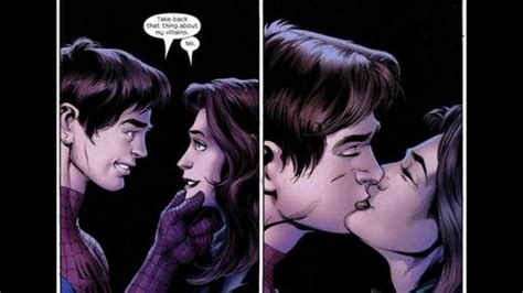 Spiderman Peter Parker With Kitty Pryde Shadowcat X Men Love