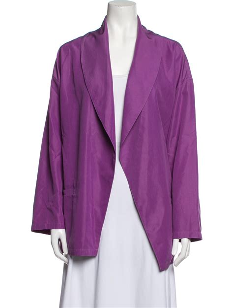 Gianni Versace Vintage 1980s Jacket Purple Jackets Clothing