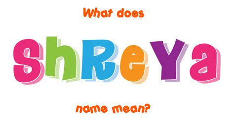 Shreya Name Hindu Meaning Good Business Names