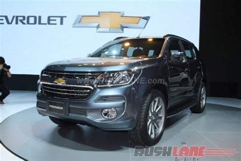Check Out Chevrolet Trailblazer Facelift Premier Features At Bangkok