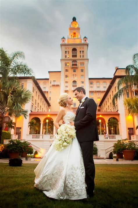 Luxury Wedding At The Biltmore Hotel Miami Miami Wedding Venues