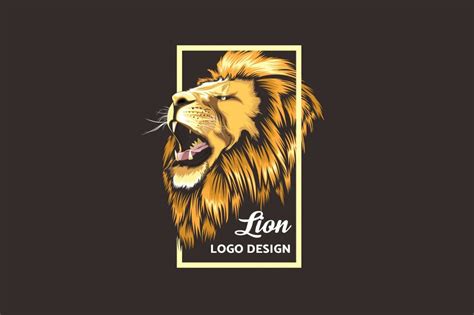 Lion logo design, classic vintage style element for poster, banner, embem, badge, tattoo, t shirt print vector illustration isolated on a white background. How to Get a Lion Logo Design for Your Business - Eztuto ...