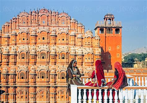 Hawa Mahal Palace Of The Winds Built In 1799 Jaipur Rajasthan