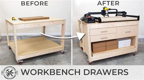 Simple Way To Add Drawers To Any Workbench How To Youtube