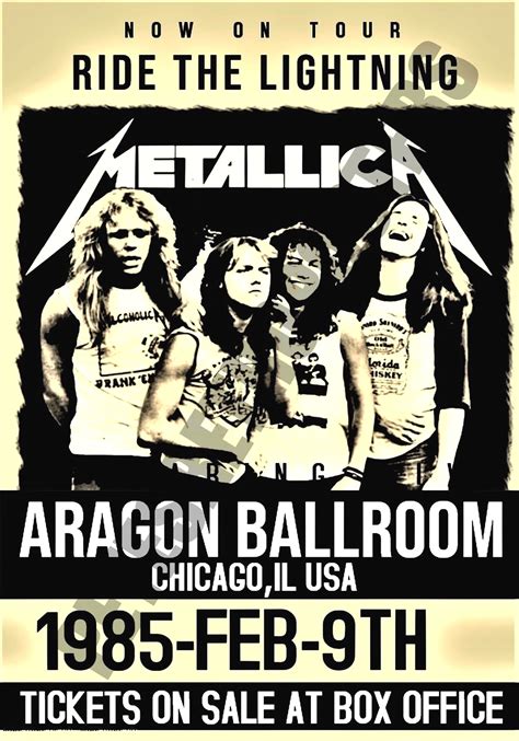 Metallica Vintage Metallica Live Metallica Concert Acdc Poster Punk