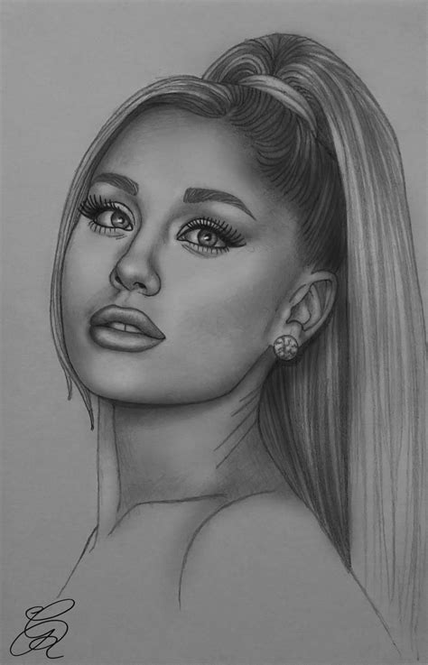 Ariana Grande Drawing Pencil Drawing Images Art Drawings Sketches